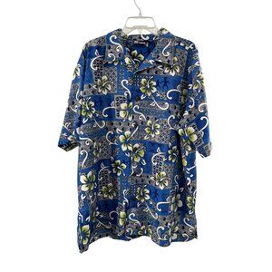 Vintage Liquid Hawaiian Shirt Mens 2XL Used